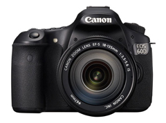Canon EOS 60D DSLR camera with video