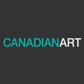 Canadian art magazine website link and image