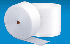 Foam sheeting can be wrapped around products