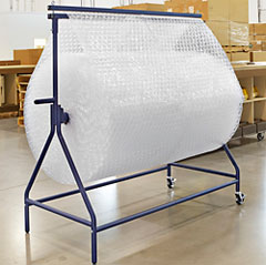 Bubble wrap protects breakable objects by providing extra padding