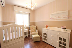 Nursery baby's room before any wall art