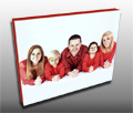 Family photos in classic Christmas style make great gifts