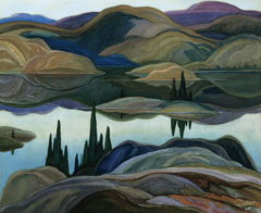 Mirror Lake by Franklin Carmichael 