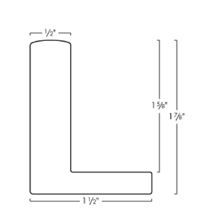 This Satin Metallic Gold floater frame features a 1/2 " curved face width and 1-5/8 " depth. This simple wood frame has a classic and elegant appearance.